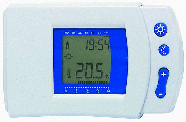 Digitales Thermostat mit Zeitschaltuhr - mit COOL Heat Umschaltung ! Zum schalten von Heizungen oder Kühlen - Digitales Thermostat + Zeitschaltuhr zum Regeln von Ein- und Ausschalt Temperatur von Lüftern und Ventilatoren