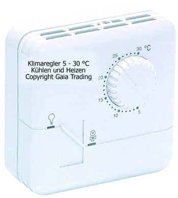 Klimaregler - Heizen und Kühlen - der Klimaregler zum Regeln von Ein- und Ausschalt Temperatur von Lüftern und Ventilatoren