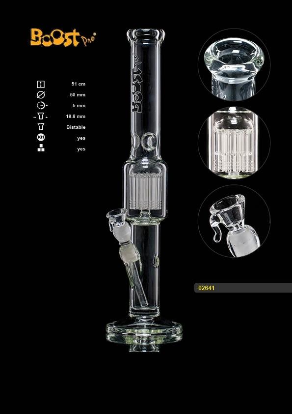 Boost Cane Perc Glass Bong Höhe: 51 cm