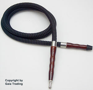 Shisha Schlauch für  Professional / Premium Shisha / Wasserpfeifen in schwarz