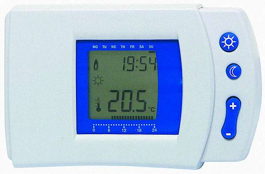 Digitales Thermostat mit Zeitschaltuhr - mit COOL Heat Umschaltung ! Zum schalten von Heizungen oder Kühlen - Digitales Thermostat + Zeitschaltuhr zum Regeln von Ein- und Ausschalt Temperatur von Lüftern und Ventilatoren