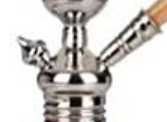 Shisha Koufy Edelstahl 43cm 1 Schlauch Screw it verschraubbar schwarz