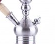 Shisha Berlin 50cm Aladin Edelstahl Shisha - red  -Shisha Set von Aladin mit Gewinde