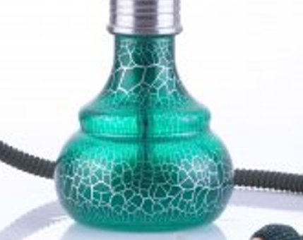 Shisha Aladin Berlin 50cm - Aladin Edelstahl Shisha Serie - green - Shisha Set von Aladin mit Gewinde
