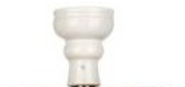 NOMAD XL Edelstahl Shisha  72cm - XL Screw it - weiß - Shisha Set mit Gewinde