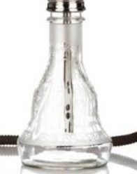 NOMAD XL Edelstahl Shisha  72cm - XL Screw it - weiß - Shisha Set mit Gewinde