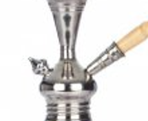 Shisha Arabica 51cm - Aladin Edelstahl Shisha - blue - Shisha Set von Aladin mit Gewinde