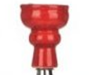 Aladin Shisha Retro 48cm rot - Shisha Set von Aladin mit Gewinde