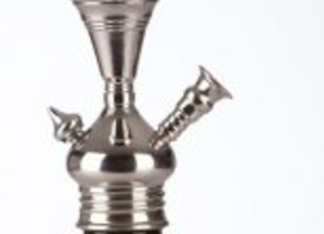 Shisha Aladin Pharaonic 68cm Edelstahl schwarz - Aladin Edelstahl Shisha mit Gewinde