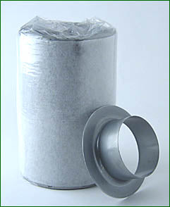 Aktiv-Kohle Filter für 100 mm Rohr