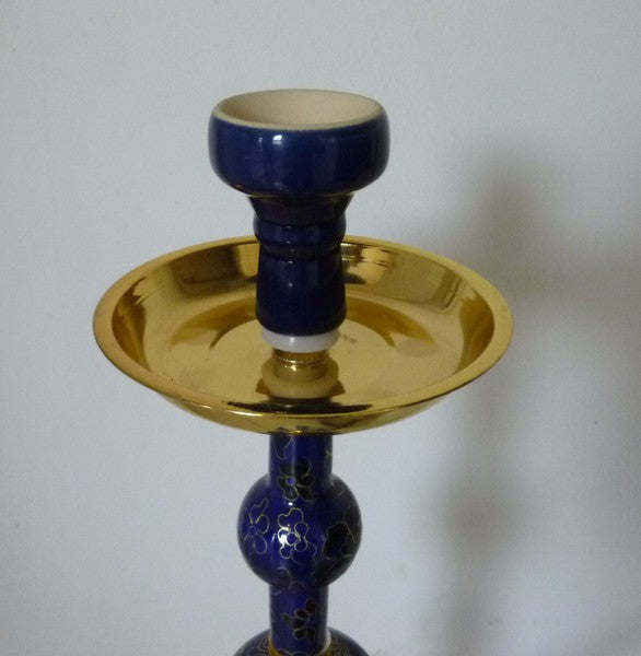 Shisha Cloisonne gold/ocean mit Emaile
