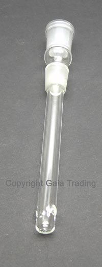  Adapter aus Duranglas mit 7 Löchern unten, die Bong wird daduch super mild