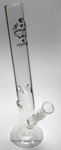 Eis Bong - Made by Gaias - gebogene ergonomische Form -  5mm Wandstärke und 18,8mm Schliff.