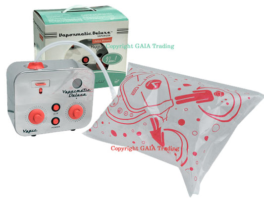 Vapormatic Vaporizer (Vapormatic Deluxe) im Edelstahlgehäuse.