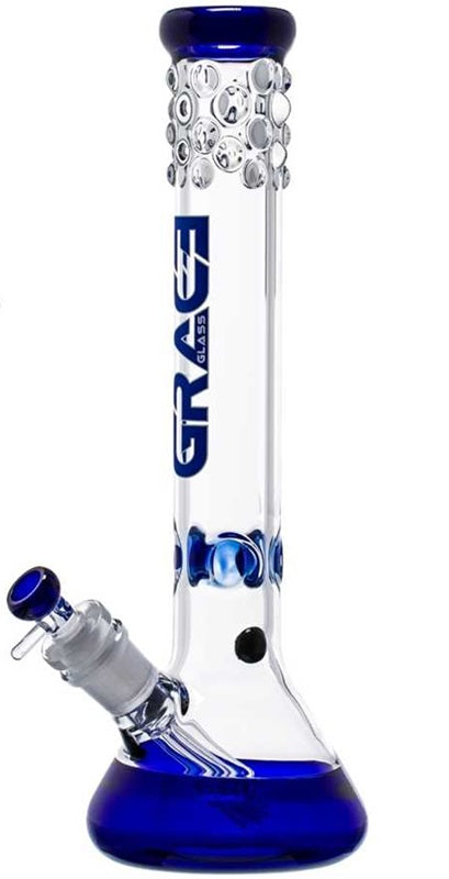 Grace Glass Bong - 7mm - blau