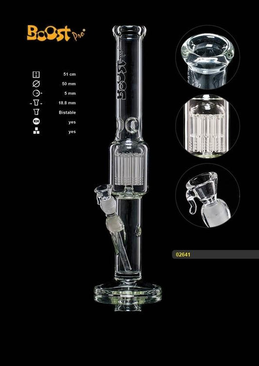 Boost Cane Perc Glass Bong H&ouml;he: 51 cm