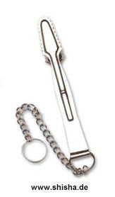 Kohlenzange - Mit der praktischen Kohlenzange kann man die glühende Kohle auf die Wasserpfeife legen.