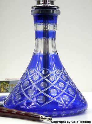 Ersatz Glas für Shisha - Für Shishas mit - weißes Gummi - Wir liefern Ersatz für zerbrochene Professional Shisha Gläser. 