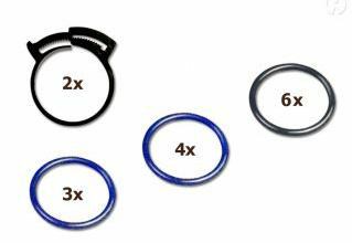 Ersatzteile O-Ringe und Clips 
für Volcano Vaporizer Solid Valve System.
