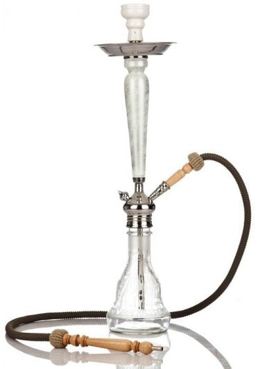  NOMAD Shisha Evolution - Nomad wei&szlig; - Shisha aus Edelstahl ca. 72 cm H&ouml;he - die Shisha ist aus Edelstahl. Die NOMAD Shisha Evolution - Nomad wei&szlig; Shisha ist mit Ventil und komplett Start Set.